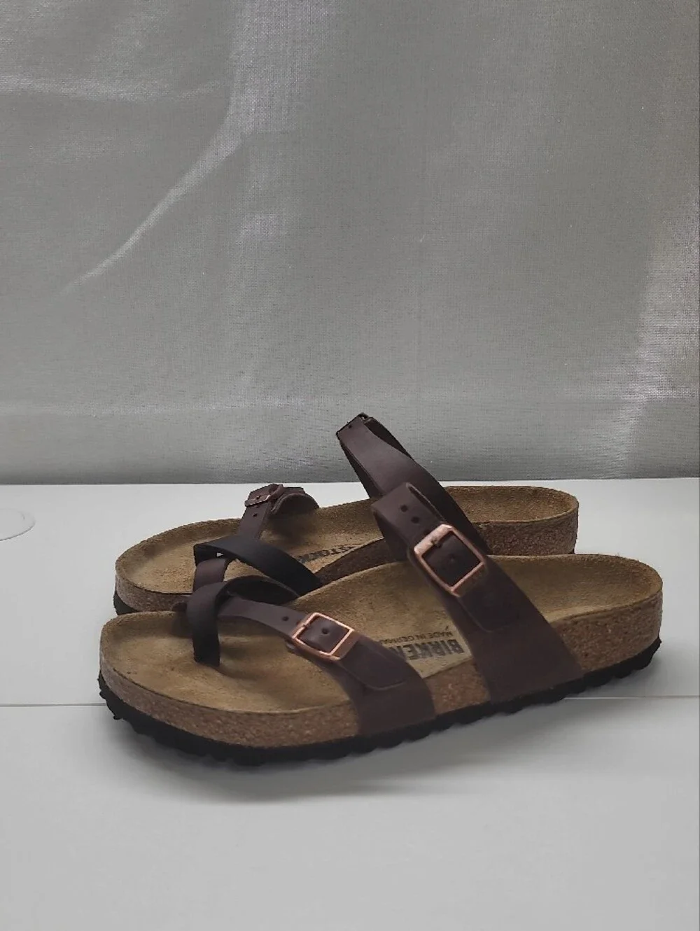 Birkenstock Mayari Oiled Leather Sandals Size 7